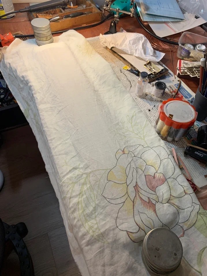 Обшивка крыши "брезентом"