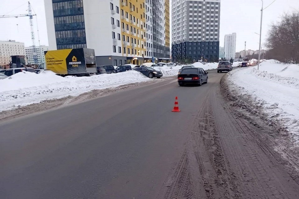    Авария произошла в 18:40 на улице Бронная. Фото: ГАИ Новосибирской области