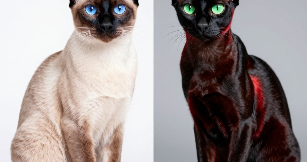 🔍 Код «Двойники»: Ориентальная кошка vs Сиамская кошка: Расследование