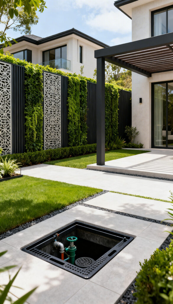    sekrety_maskirovki_skrytie_tehnicheskikh_zon_v_sadu_s_dekorativnymi_ekranami_gardengate GardenGate