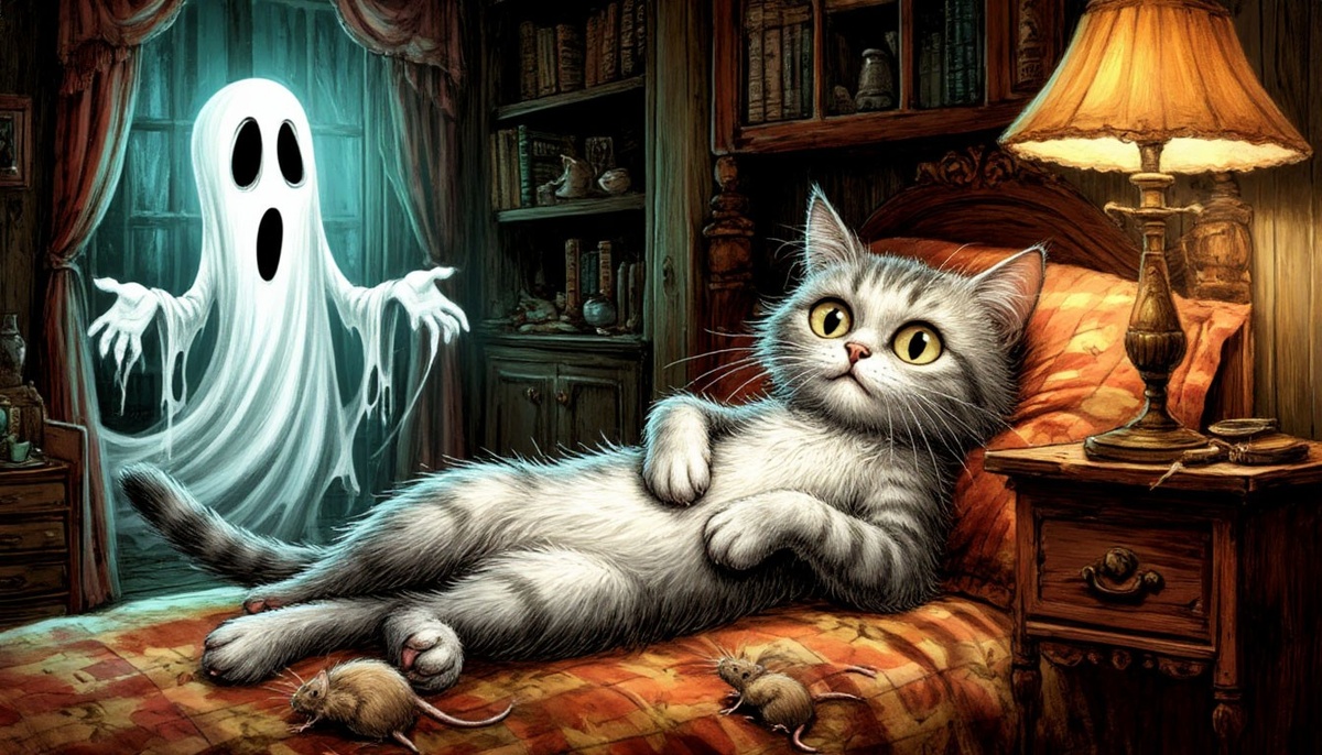 История про Домовёнок и привидение.