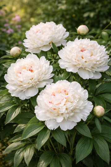 Пион «Снежная башня» (Sai Xue Ta)