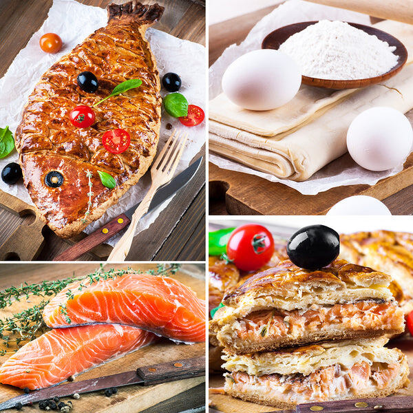 кулебяка с рыбой