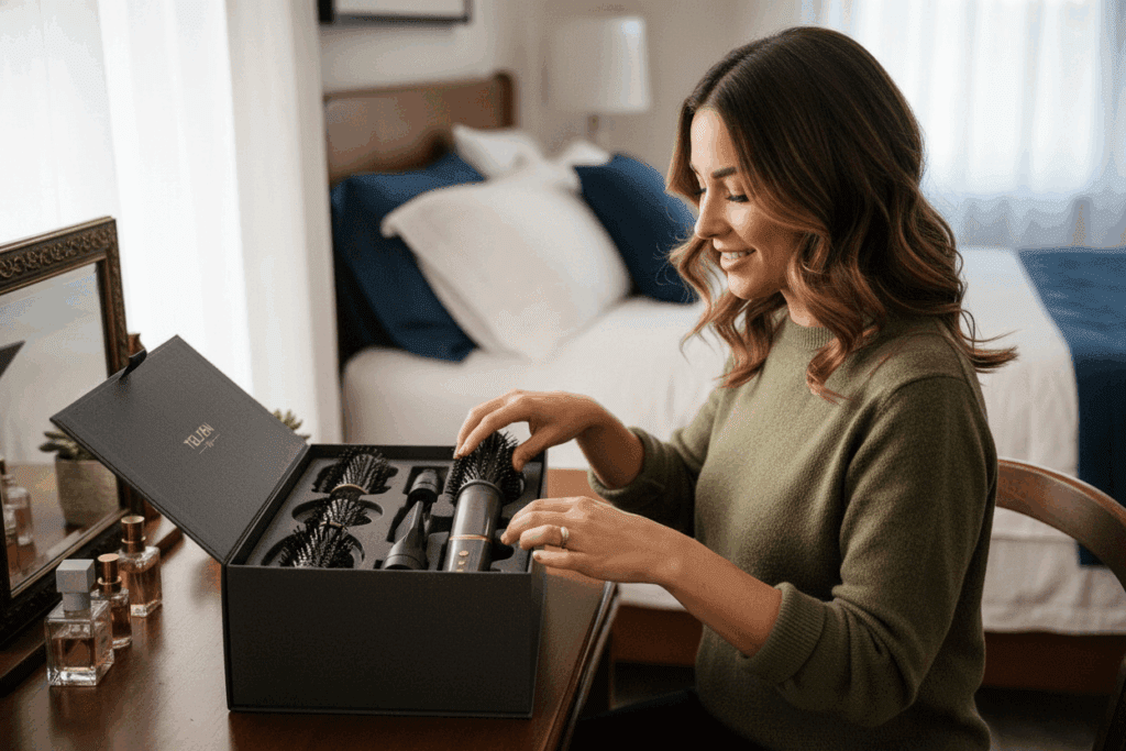    Комплектация стайлера TELZEN: что точно в коробке, а что можно не ждать? TELZEN