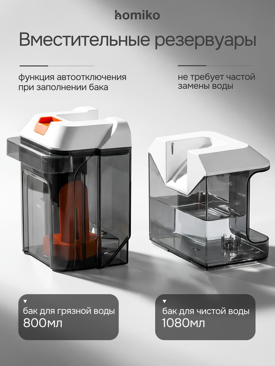 Баки мобщего пылесоса VCC-01 Homiko