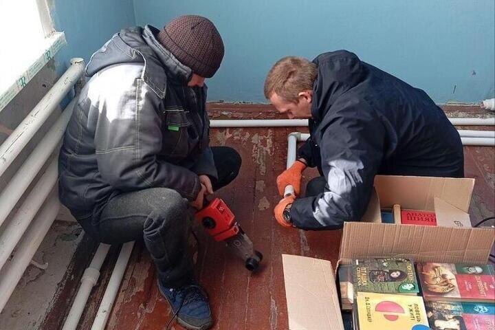 Новгородская область ремонтирует отопление в Доме культуры на Запорожье