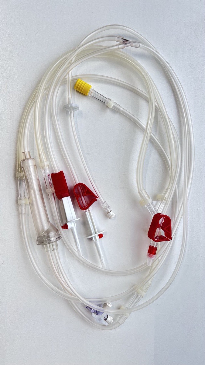 Российские магистрали серии КСФ: общий вид магистрали для кровяной кардиоплегии