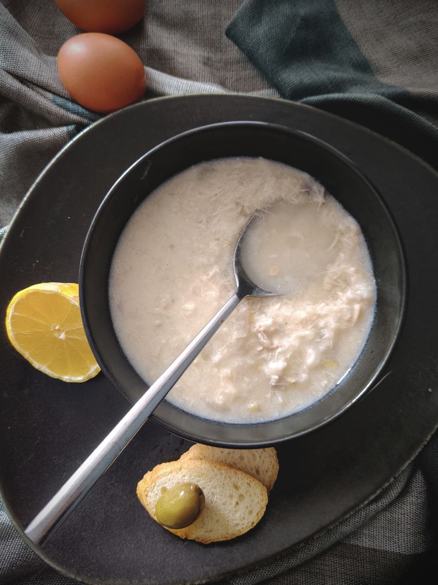 куриный суп с лимоном