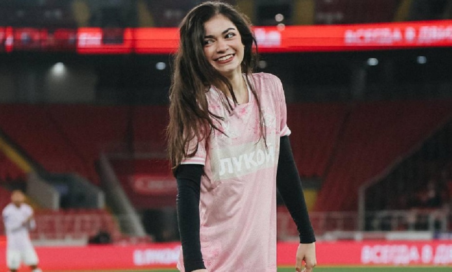    Фигуристка Петросян поблагодарила «Спартак» за приглашение на матч с «Акроном». Фото: ФК «Спартак»
