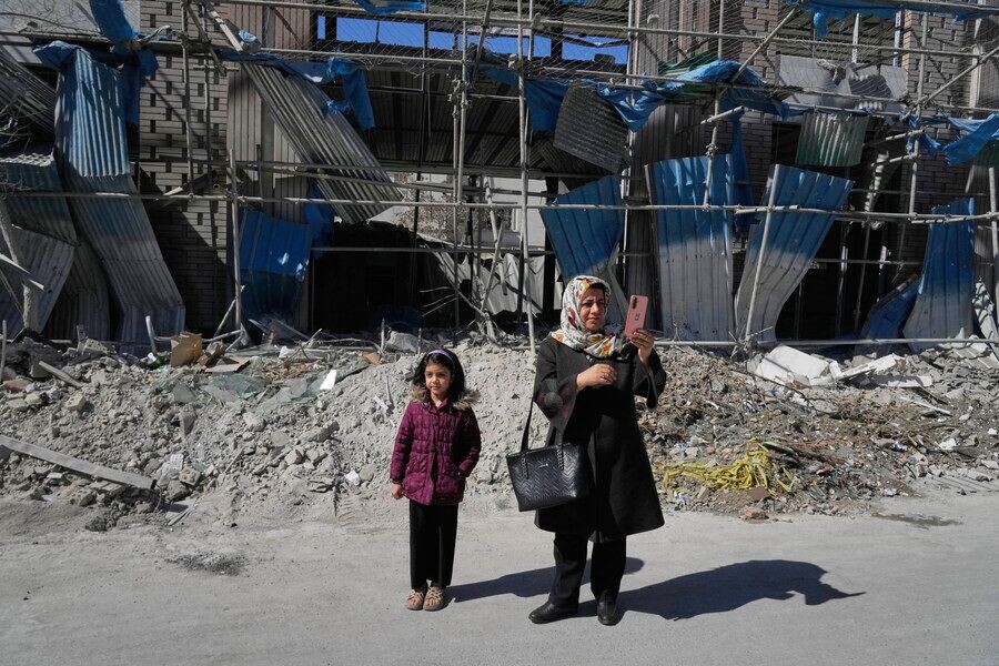    Последствия совместных авиаударов США и Израиля в Тегеране / Источник: © AP/TASS