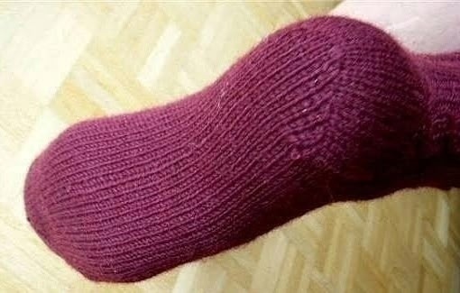 Как вязать пяточку "Сердечко"
