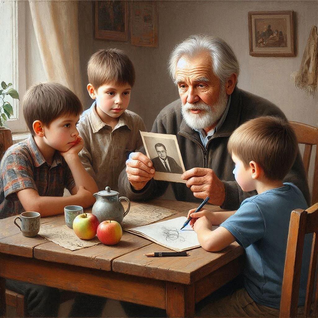 — А я тебе сейчас расскажу одну историю, а ты мне ответишь на вопрос, Тарас. Договорились? Вы тоже слушайте внимательно, Глебушка и Ванечка. 