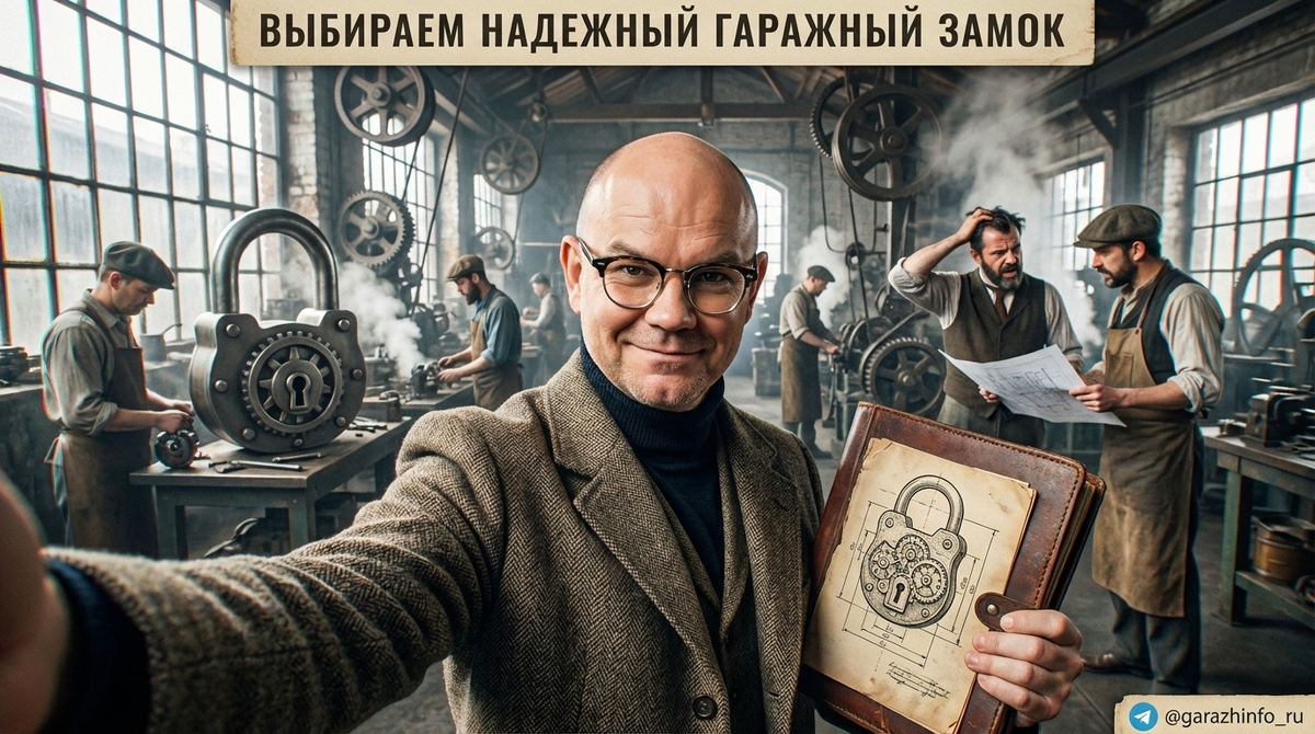    Выбор надежного замка для гаража не такой простой, как кажется. Zero8