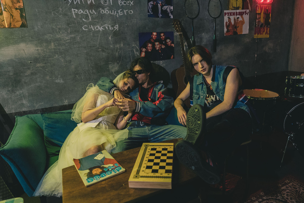    Сцена из спектакля «Ромео и Джульетта. Любовь вне времени»