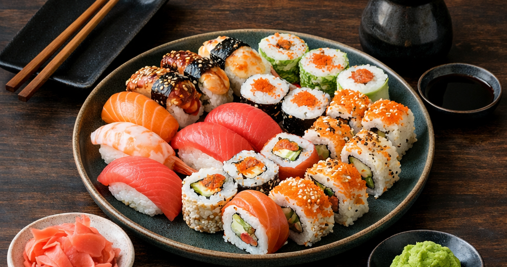 Давай окунемся в мир суши и роллов вместе