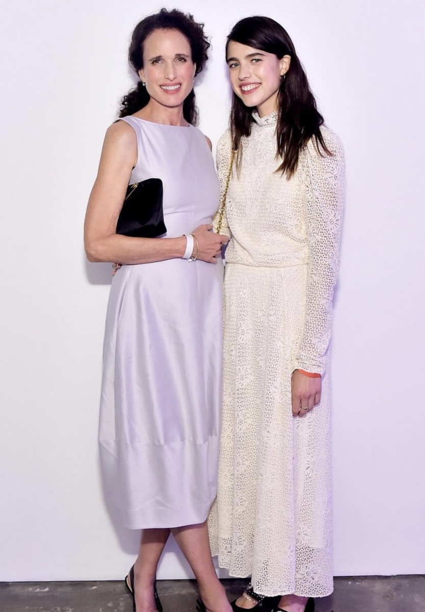 Маргарет с мамой Энди Макдауэлл