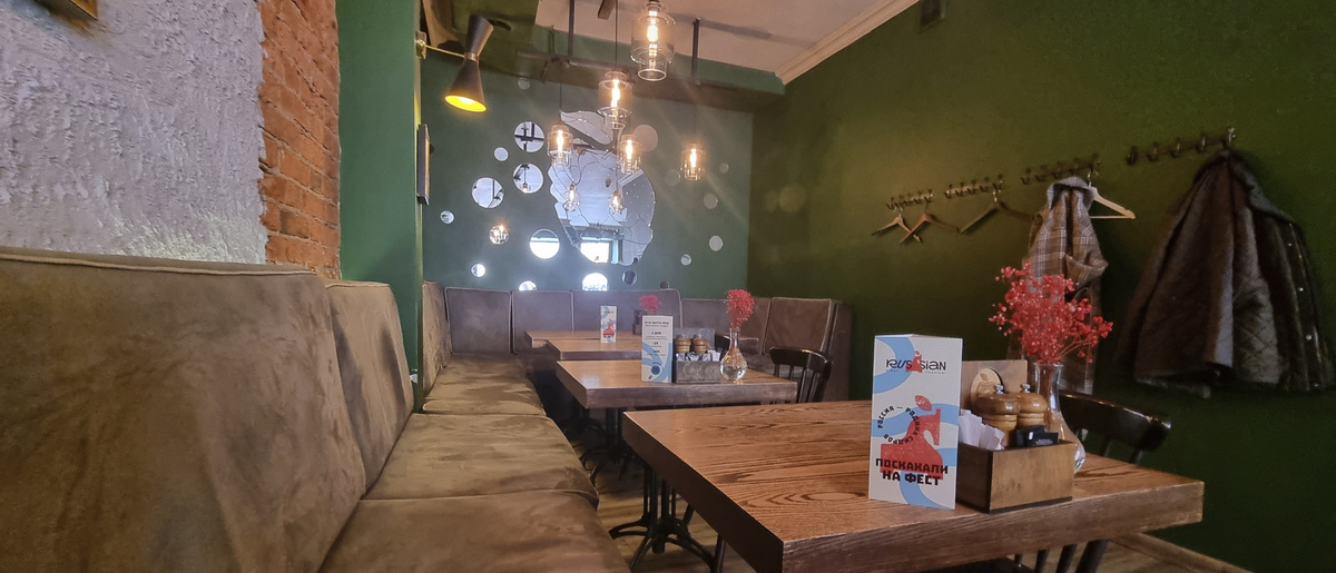 "We Sidreria", интерьер, второй зал