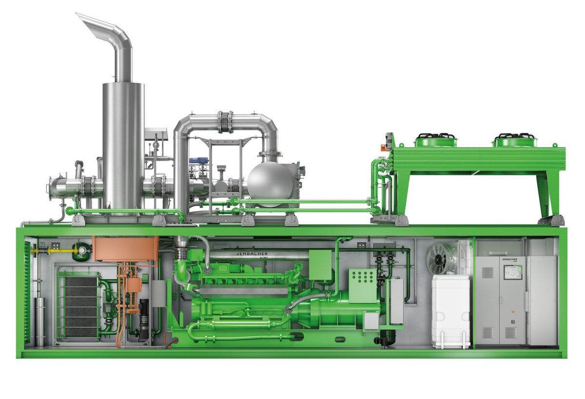 газопоршневые электростанции для работы на попутном нефтяном газе производства MAN, CAT-Caterpillar, MWM, Waukesha, MTU, Jenbacher