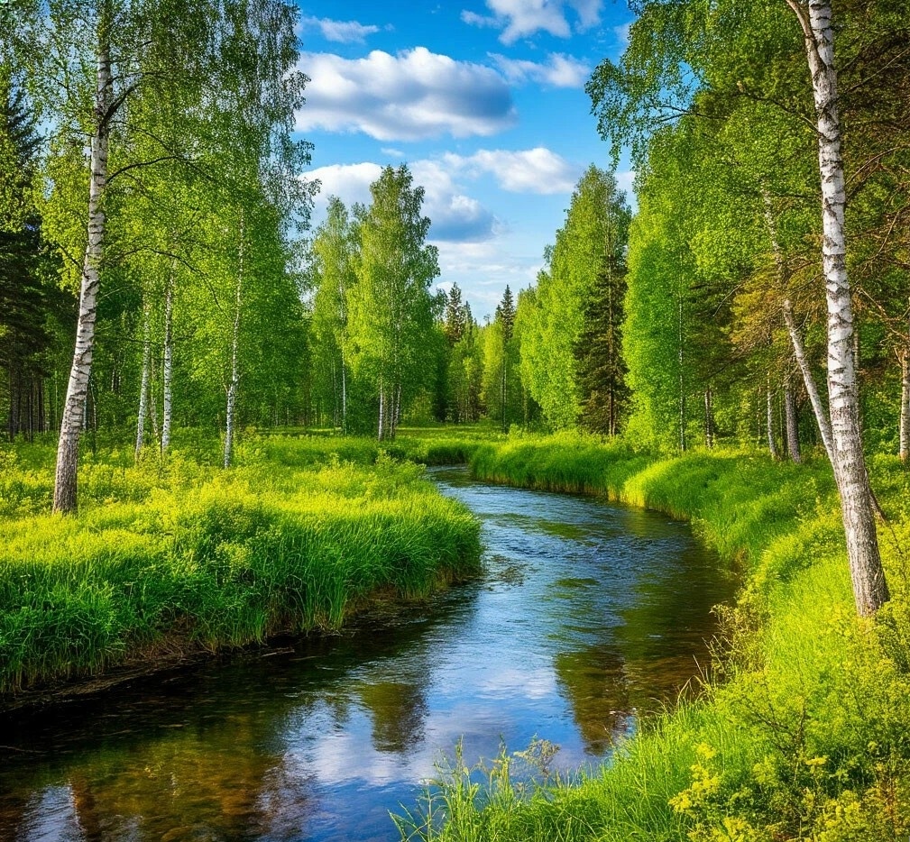 Красота природы по мнению нейросети