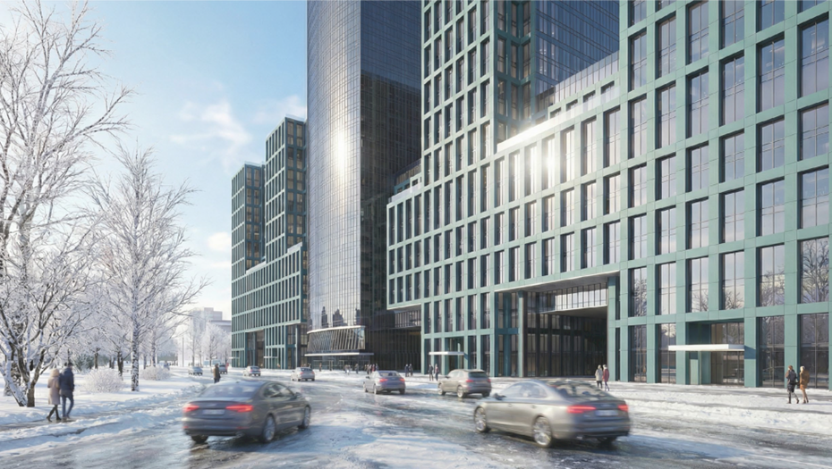 Автор фото: ООО "Архитектурное бюро 'Студия 44". Бизнес-центры на площади Конституции в Петербурге.