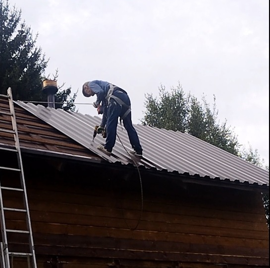 Часть 14. Устройство крыши из металлопрофиля
