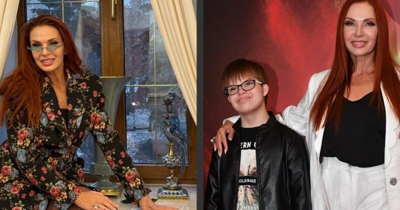    Актриса с младшим сыном Семёном