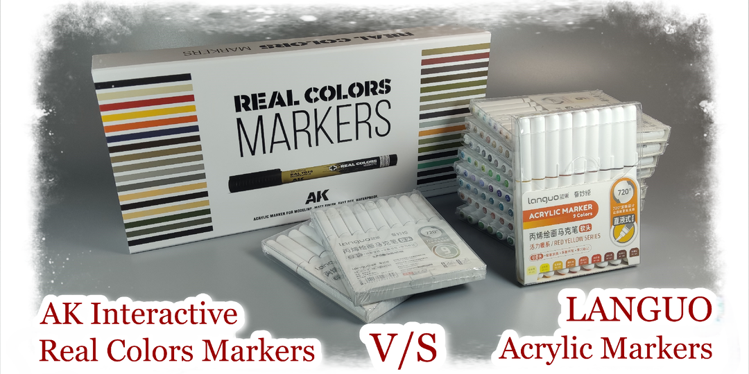 AK Interactive Real Colors Markers V/S LANGUO Acrylic Markers | Нужны ли акриловые маркеры моделисту?