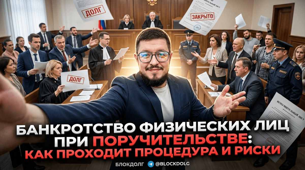   Процедура банкротства физических лиц при поручительстве Максим