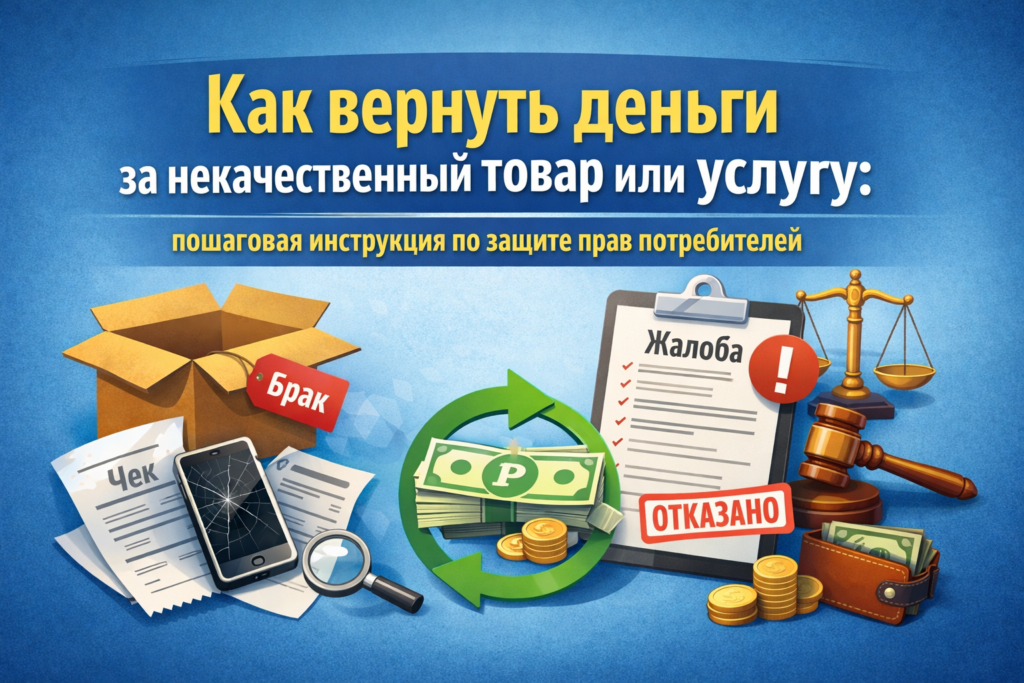    oshiby-pri-vozvrate-deneg-za-nekachestvennyy-tovar-7-shagov-k-uspechnoy-zashchite-prav-potrebiteley Venim