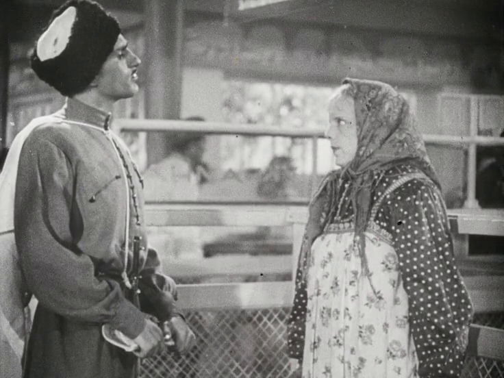 Кадр из фильма "Свинарка и пастух" (1941)