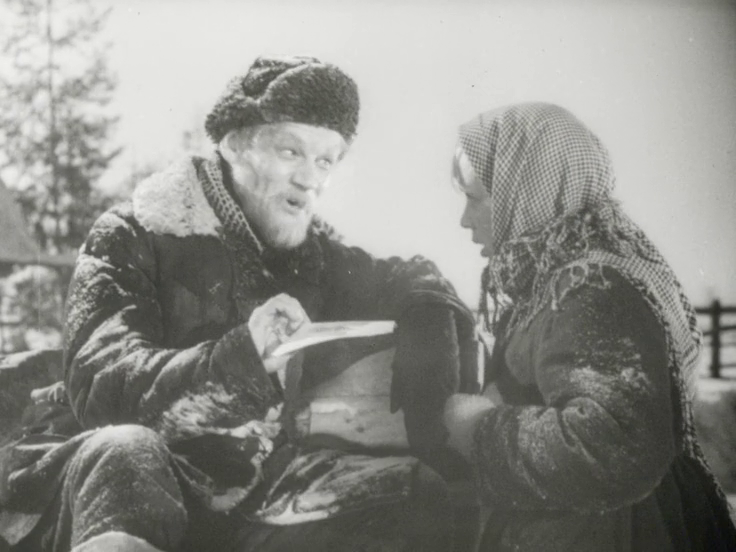 Кадр из фильма "Свинарка и пастух" (1941)