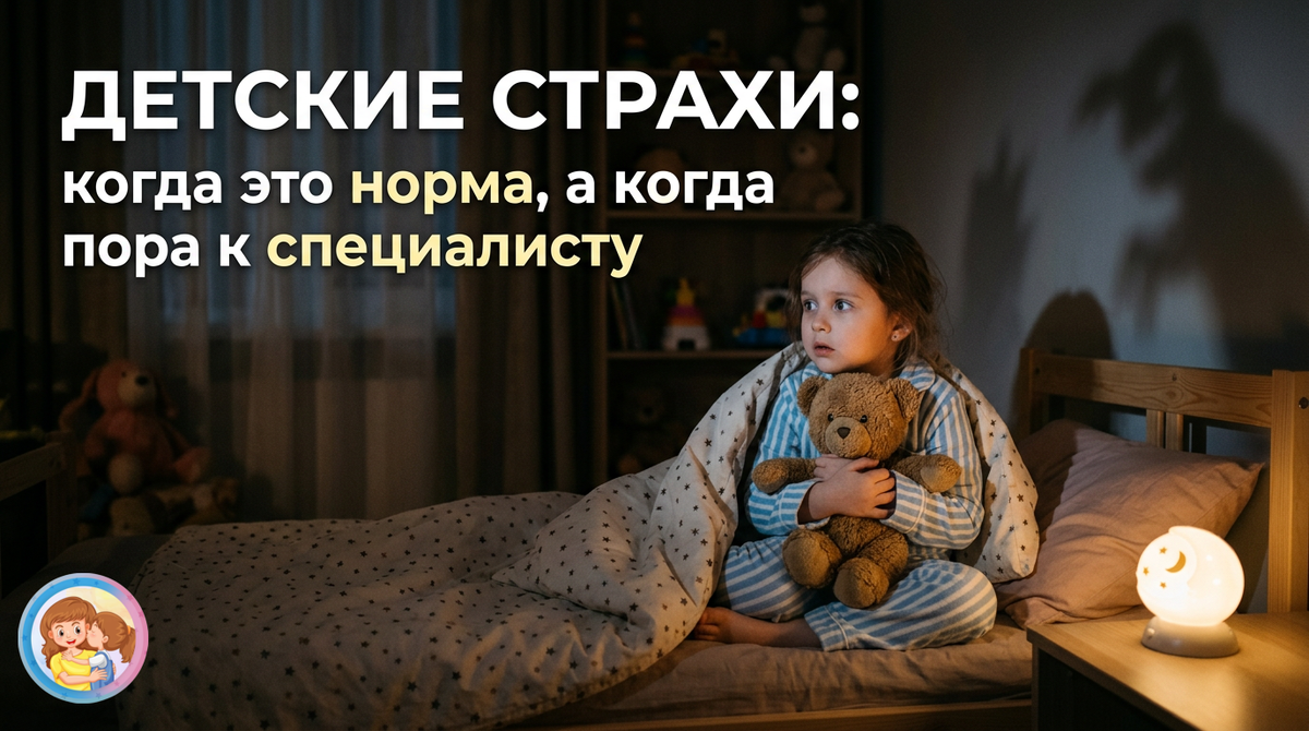 Детские страхи: когда это норма, а когда пора к специалисту