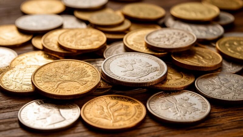     Монеты. Деньги. shedevrum.ai