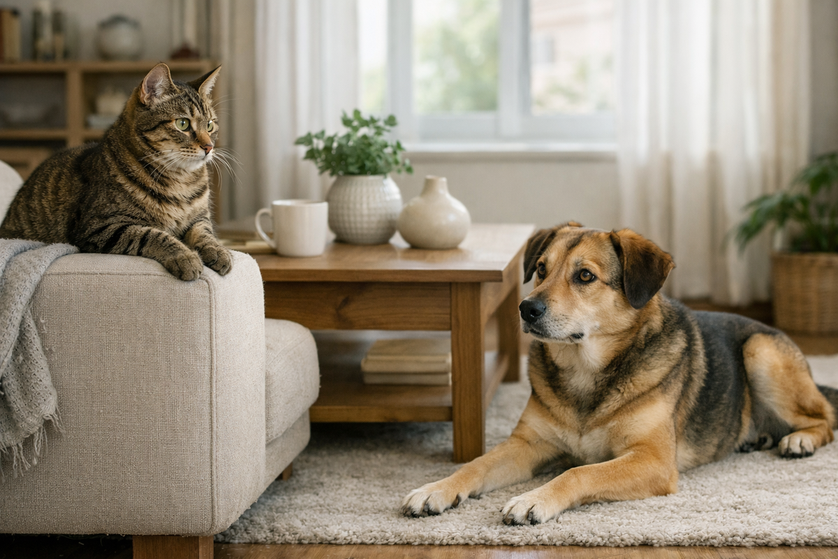 Дистанция и мягкий интерес - первый честный шаг к дружбе дома