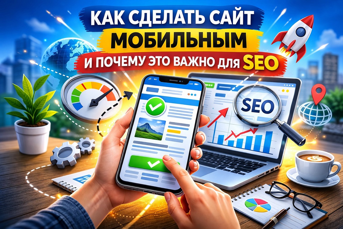 Как сделать сайт мобильным и почему это важно для SEO
