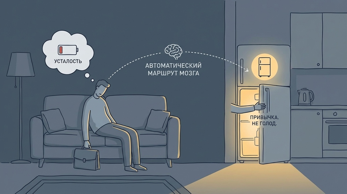 Что активирует переедание?