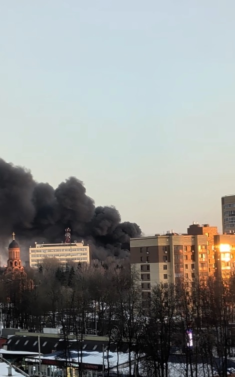    В Советском районе Брянска наблюдается задымление продуктами горения