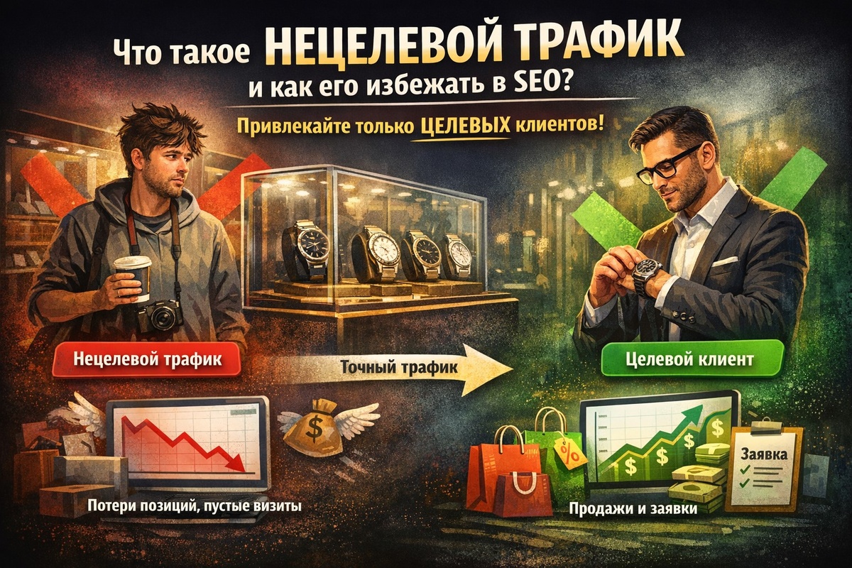 Что такое “нецелевой трафик” и как его избежать в SEO 