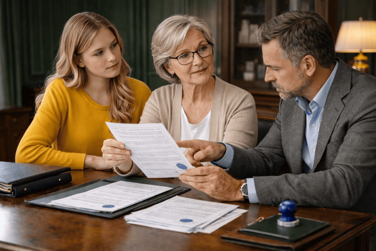 Обсуждение документов на квартиру, полученную по наследству»