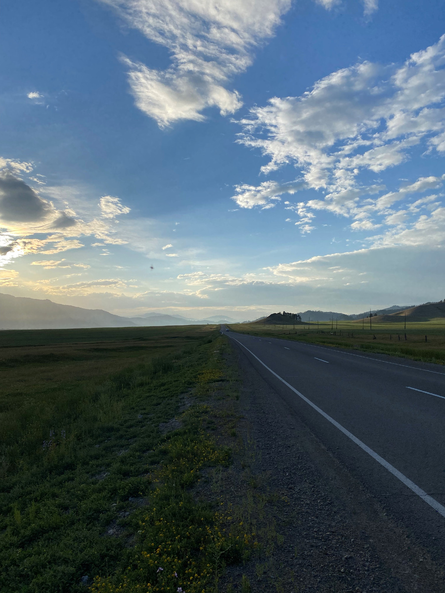 Алтай, дорога на Мультинские озёра.