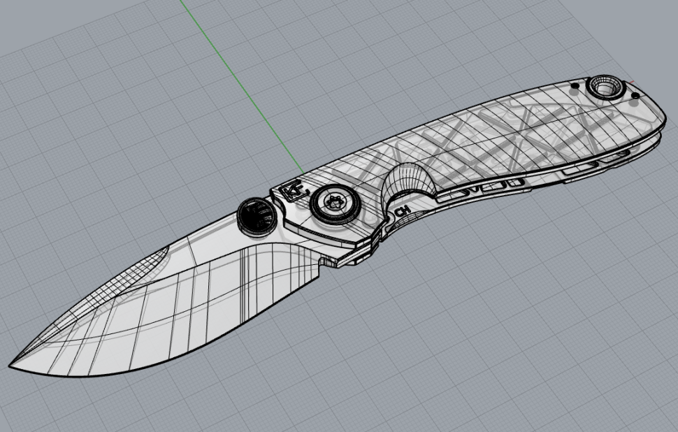 нож CKF/Cpprhd Rampage