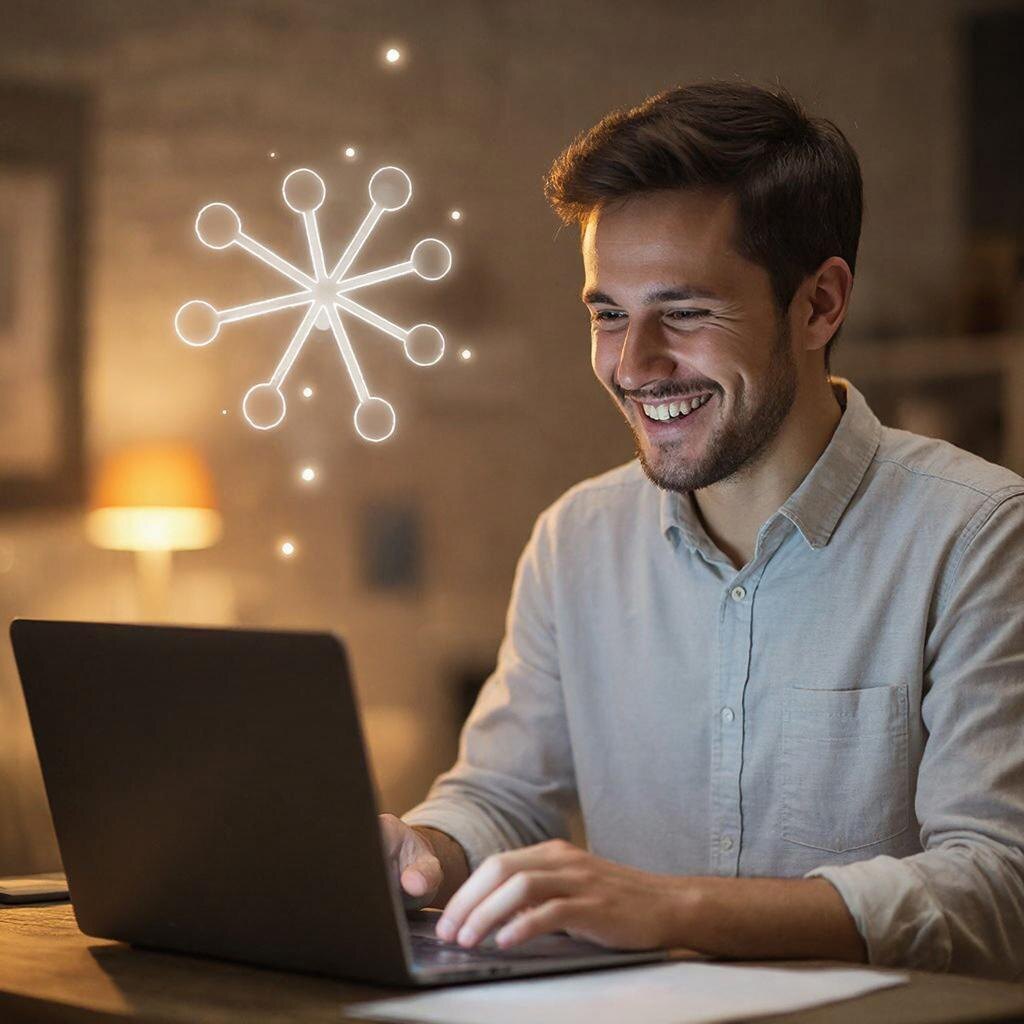 Вот такой ИИ парнишка сегодня на дофоминовом микро обучении=)