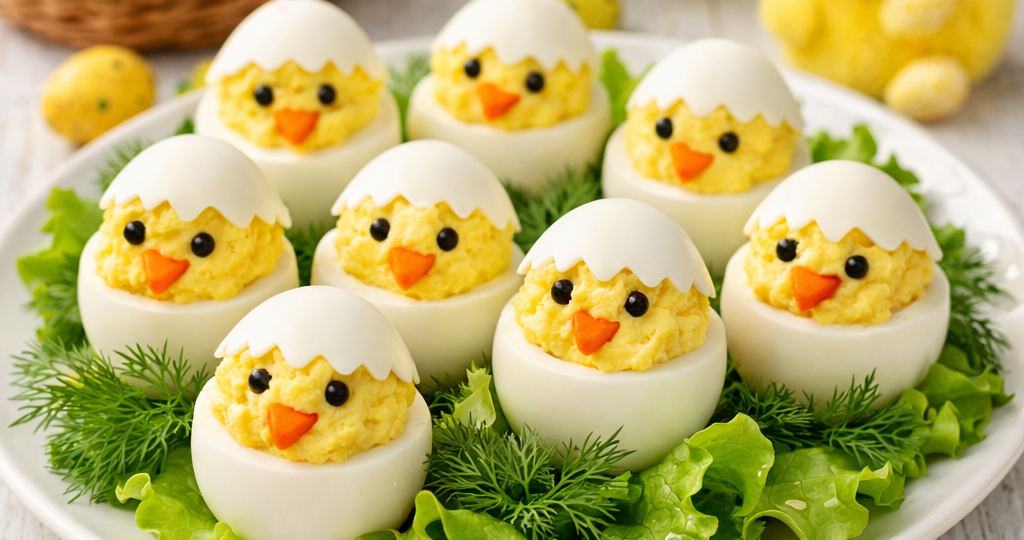 Пасхальная закуска 2026«Цыплята» из яиц: гости сначала улыбаются, а потом съедают всё до последнего!