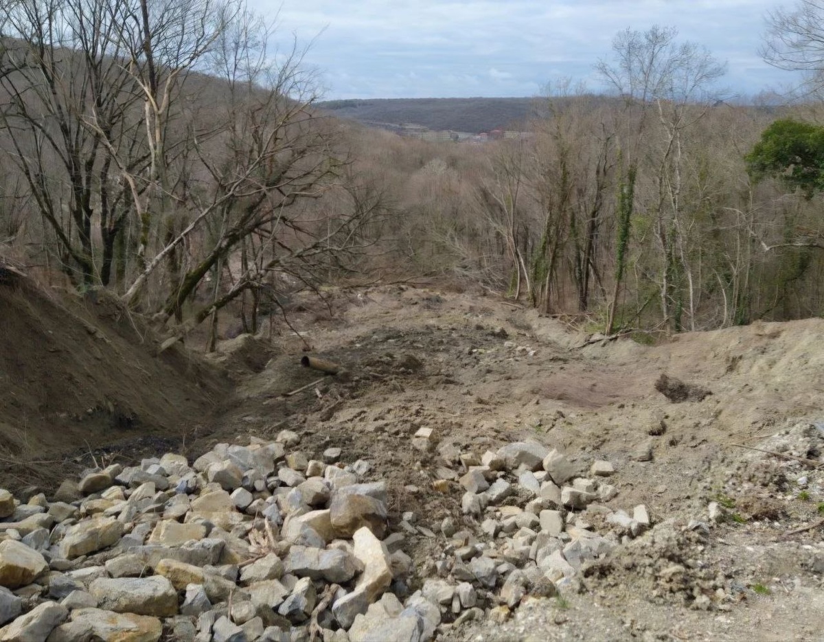    Туапсе обвал дорога