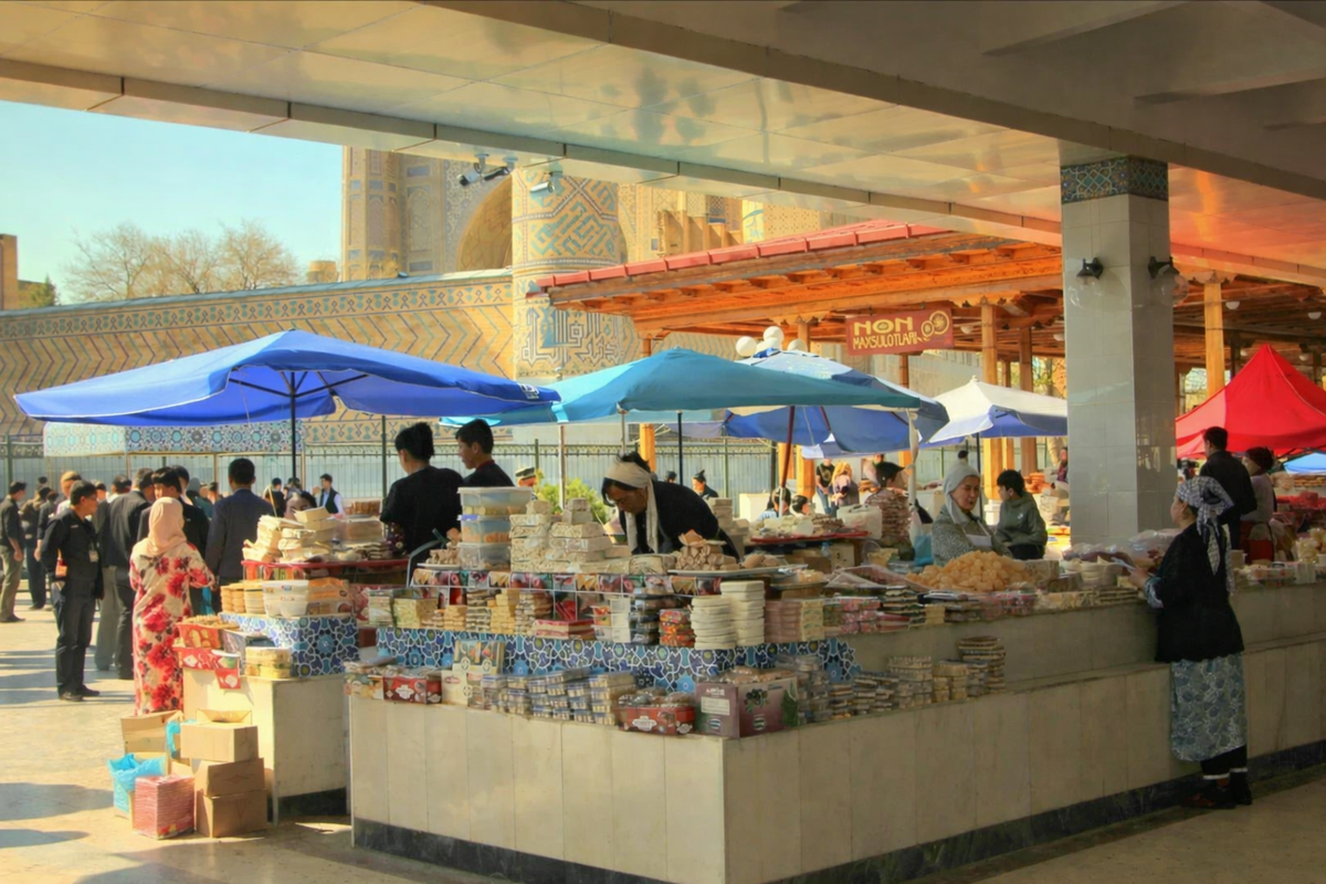 базар в Самарканде