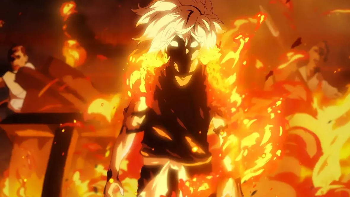    Кадр из аниме «Адский рай», реж.Сю Ватанабэ, Таро Кубо, Каена Ямада, Фумито Ямада, Рюта Ямамото, Юки Нисихата, Кэнто Синтани, Тэруюки Оминэ, Каори Макита, Тэцуя Вакано, Ясухиро Гэси, MAPPA