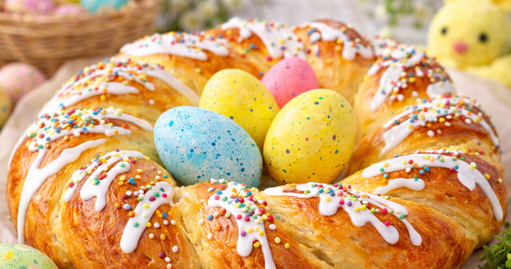 Пасхальный пирог «Венок»: красивее кулича и готовится намного проще!