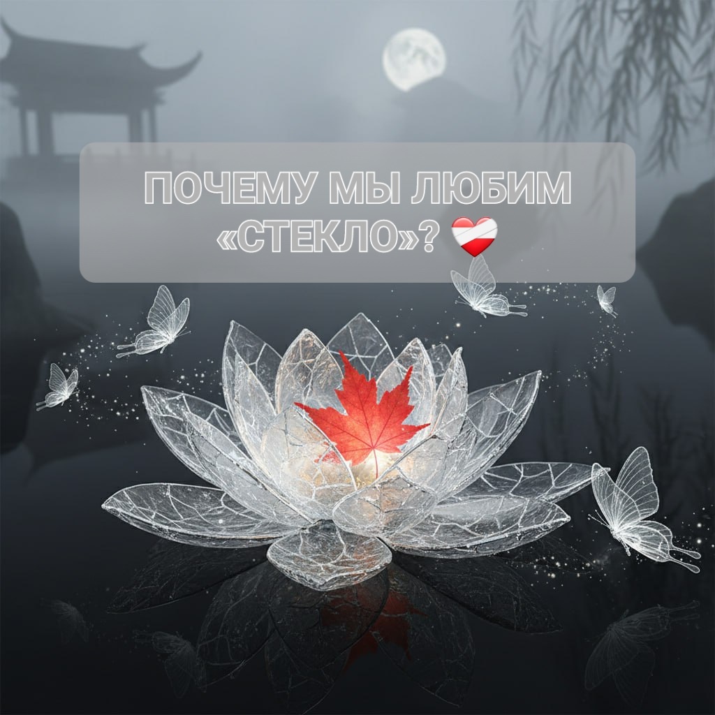 Не бойтесь "стекла". Оно заколяет душу и сердце! 