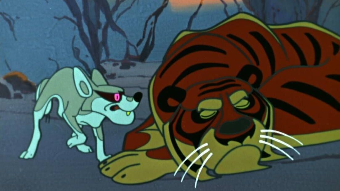     Шакал Табаки и тигр Шерхан   
Цитата из м/ф «Маугли». Реж. Р. Давыдов. 1973. СССР