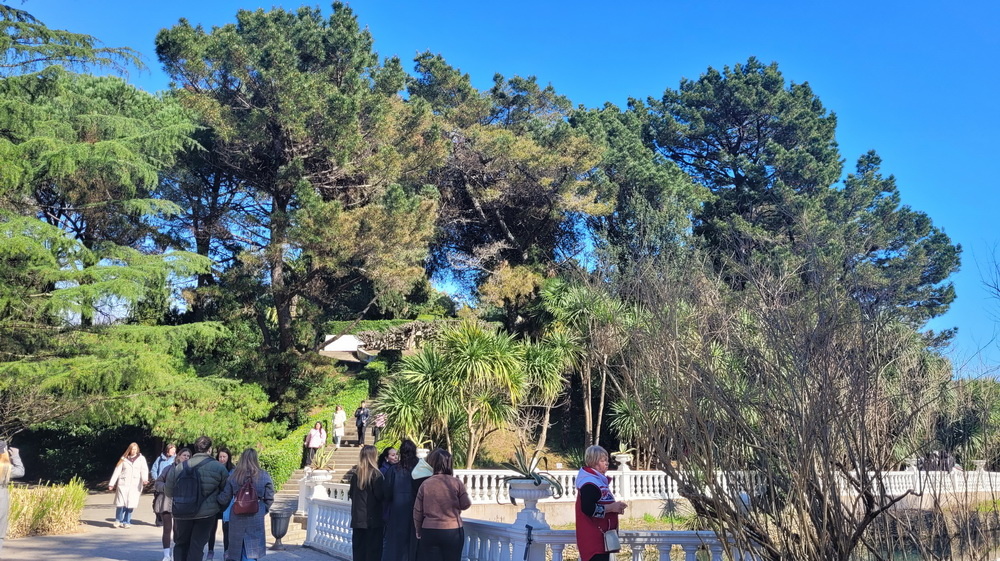 Главная лестница парка